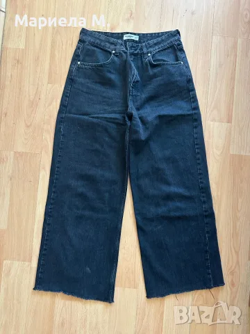 Pull and bear, широки дънки, 7/8, 38