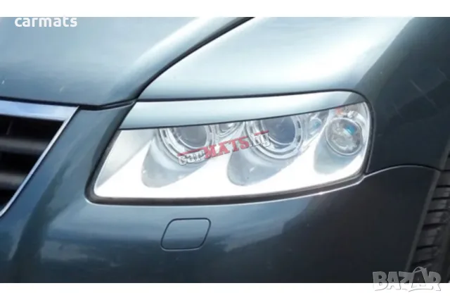 Вежди за фарове за VW Touareg (2002-2006) - Германия - Черни