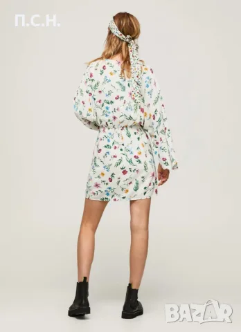 Pepe jeans Нова флорална рокля, снимка 6 - Рокли - 56682362
