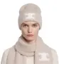 Celine комплект шапка и шал, снимка 7