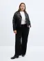 Яке от естествена кожа MANGO - 4XL, снимка 1