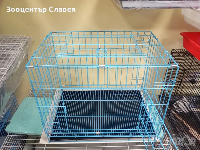 Ново!!!Здрава метална клетка за куче 60*40*50