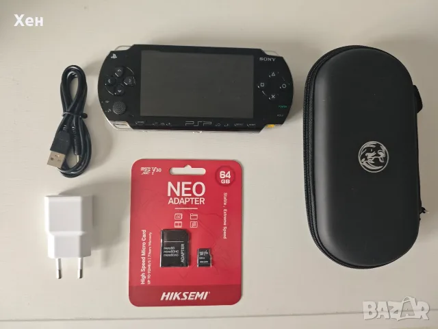 Sony PSP 1000 Playstation Portable - PRO-C Infinity - качени много игри - хакната