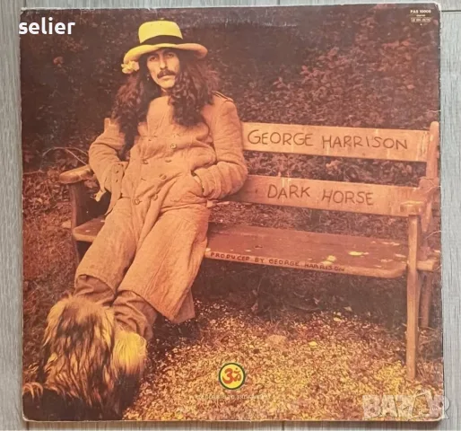 George Harrison ‎– Dark Horse Издание 🇬🇧 UK 1974г -Първа преса  Плочата е GATEFOLD + INSERT  Стил: