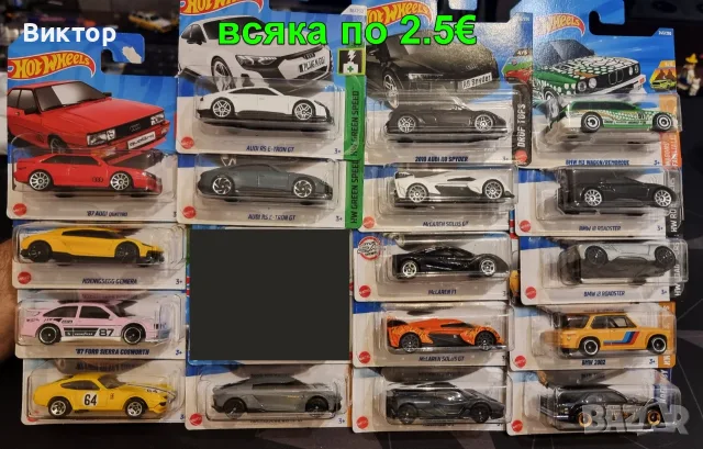 Hot Wheels колички / моделчета, снимка 2 - Коли, камиони, мотори, писти - 56364976