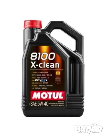 Моторно масло MOTUL 8100 X-Clean C3 5W-40 5 л