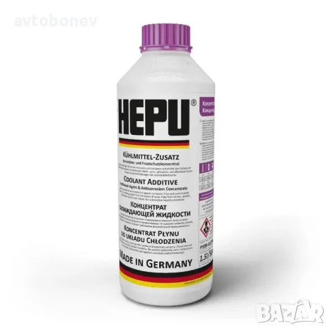 Антифриз-концентрат HEPU® P999 - G12+/G30 (розов) - концентрат 1,5L
