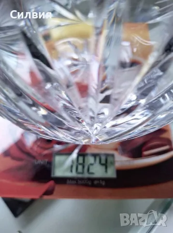 Кристална ваза  Сфера , снимка 4 - Вази - 56590501