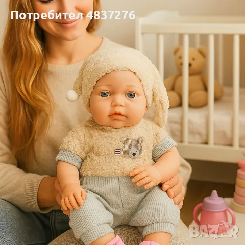 Говореща кукла - реалистично бебе, снимка 3 - Кукли - 56593815