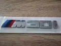 BMW M30i сребриста емблема, снимка 1