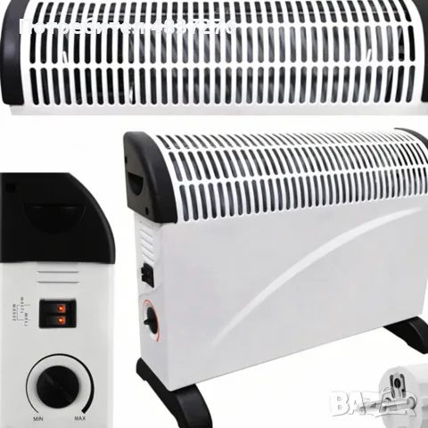 Електрически конвектор 2000 W с термостат, снимка 6 - Отоплителни печки - 56609628