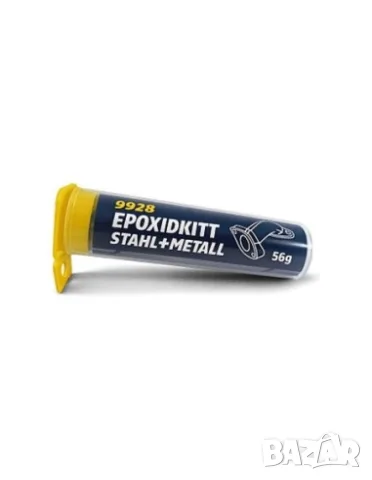 Лепило епоксидно двукомпонентно за метал Epoxidkitt - Mannol 56 г