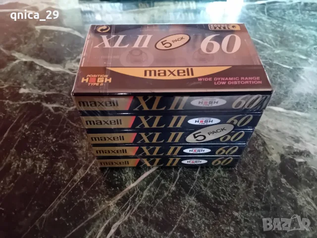 Maxell XL-ll 60 5 pack, снимка 2 - Декове - 56621882