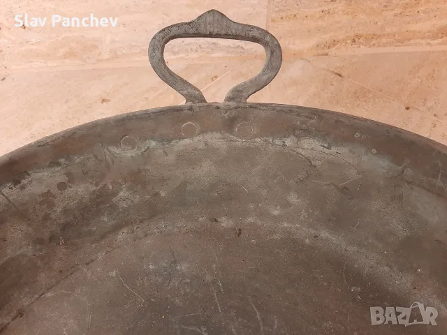 Продавам медна тава, снимка 6 - Антикварни и старинни предмети - 56689593