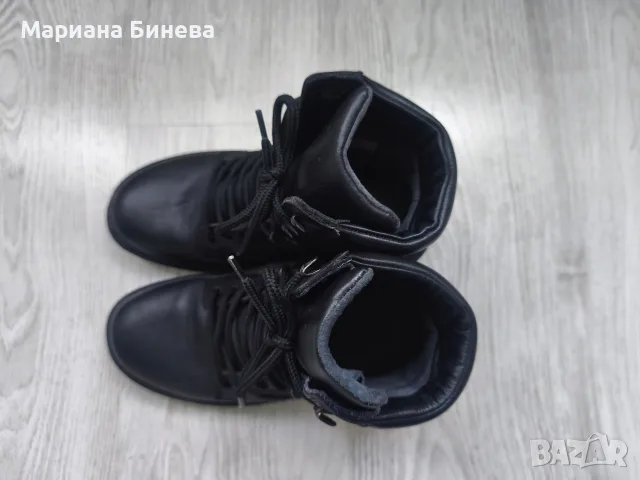 Кубинки летни естествена кожа, снимка 3 - Дамски боти - 56691016