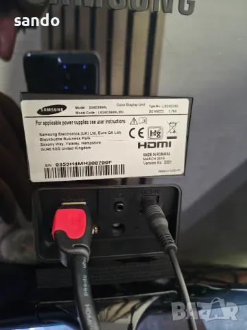 Samsung Monitor, снимка 4 - Монитори - 56688772