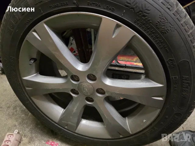 4 бр.джанти от Subaru Legasi със зимни гуми
