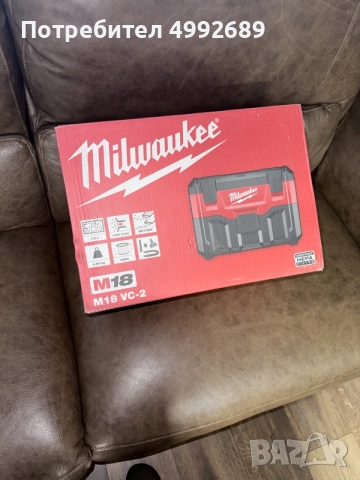 прахосмукачка за сухо и мокро почистване Milwaukee Нова