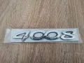 сребрист надпис Peugeot 4008, снимка 1