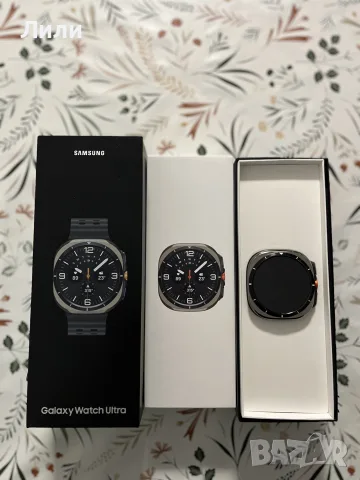 Samsung Galaxy Watch Ultra Black, снимка 2 - Смарт часовници - 56726578