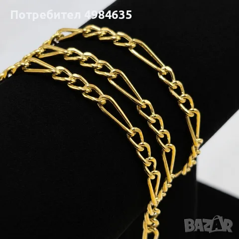 Златен синджир (Cartier плетка), снимка 2 - Гривни - 56583015
