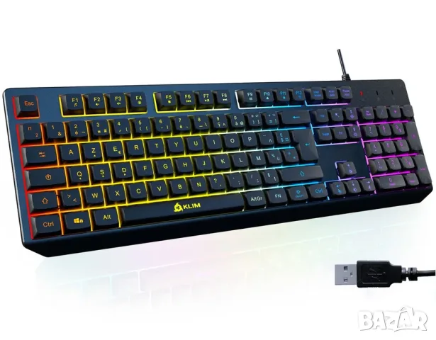 Геймърска клавиатура KLIM Chroma RGB – като нова