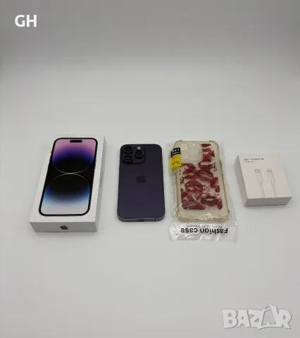 iPhone 14 Pro 128 Gb Deep Purple | 100% Батерия | Перфектен технически | 