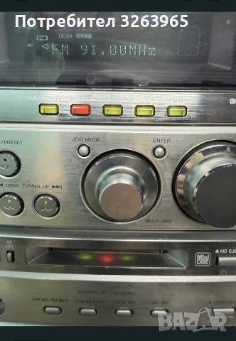 Аидио с-ма Aiwa XR-MD101EZ, снимка 5 - Аудиосистеми - 56643368