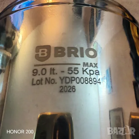Тенджера под налягане BRIO 9 литра. , снимка 3 - Съдове за готвене - 56671636