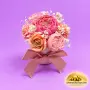 „Blushing Peony“ - Ароматен соев букет, снимка 1