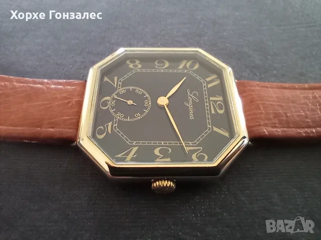 Longines Octagon 1970' Goldplated, 30mm, снимка 4 - Дамски - 56721317