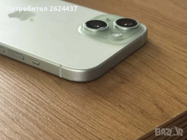 Бартер iPhone 15 128gb green 87%, снимка 4 - Apple iPhone - 56576082