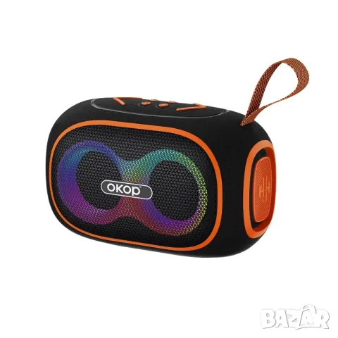 Преносима Bluetooth колонка KP-854 с RGB подсветка