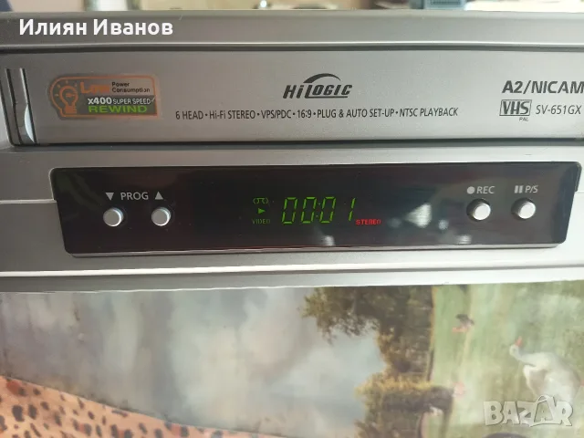 VHS Samsung SV-651GX , снимка 5 - Плейъри, домашно кино, прожектори - 56635339