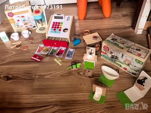 Дървени комплекти за игра