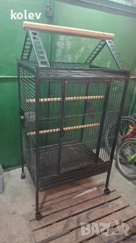 Клетка за папагал голяма, снимка 3 - Папагали - 56628474