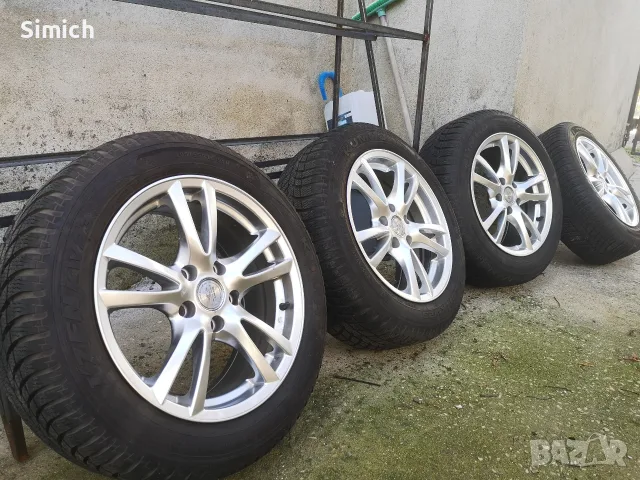 Алуминиеви джанти 16" 5x110 с зимни гуми Kumho 205/55 R16 за Opel Zafira, Astra и др