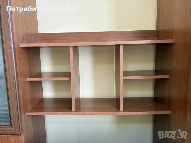 Холна секция с библиотека, снимка 2 - Секции и витрини - 56580532