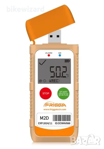 Frigga M2D USB регистратор на данни за температура, 14400 точки НОВО