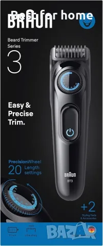 Тример за брада Braun BT3500 Series 3 с 2 приставки за оформяне