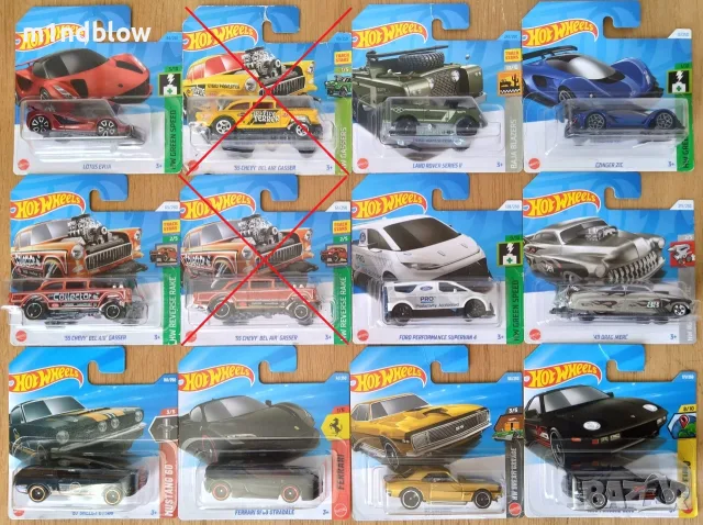 Метални колички Hot Wheels и Matchbox