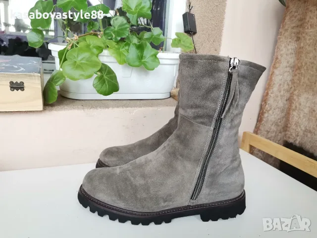 Ботуши Wear light Естествен велур 39н.