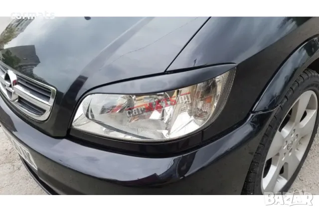 Вежди за фарове за Opel Zafira A (1998-2005) - EU - Черни
