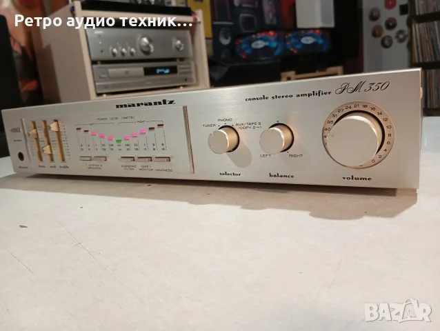 Усилвател MARANTZ PM350, снимка 4 - Ресийвъри, усилватели, смесителни пултове - 56556122