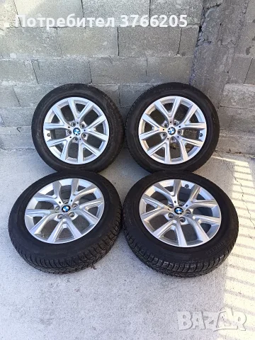 17ки джанти 5х112 от BMW със зимни гуми Pirelli 
