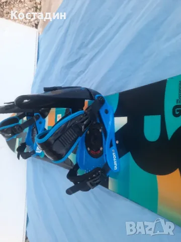 Сноуборд   142см.BURTON PROGRESSION  с автомати. , снимка 4 - Зимни спортове - 56738073