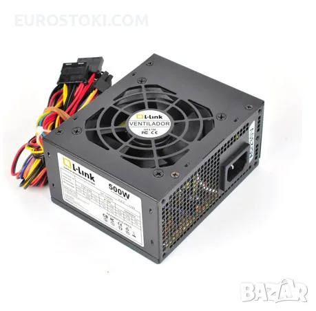 Блок захранване L-Link LL-PS-MICRO-500-CAB, 500W, 24-пинов SFX/Micro ATX захранващ блок