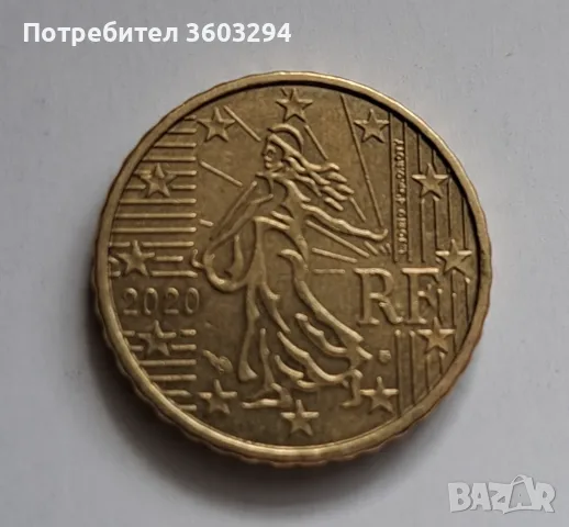 10 евроцента -Франция-2020 г. -рядка