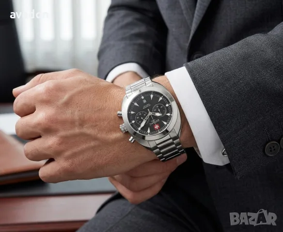 ZODIAC chronograph Swiss made sapphire wr 100m, снимка 16 - Мъжки - 56609441