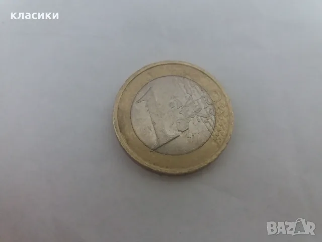 Монета от 1 евро Германия  2002г.